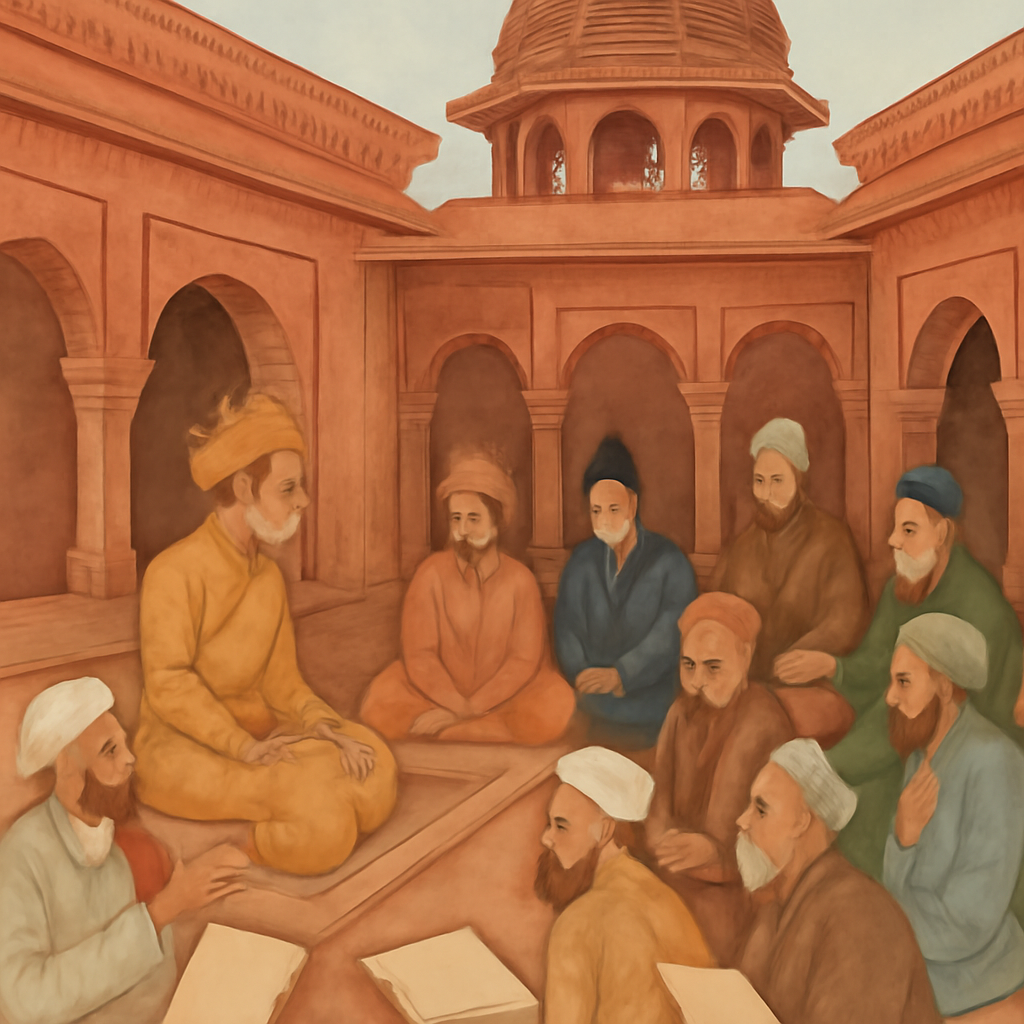 Akbar's Ibadat Khana at Fatehpur Sikri