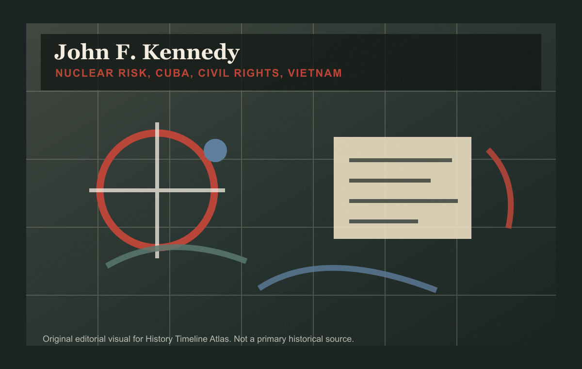 John F. Kennedy: nuclear risk, Cuba, civil rights, and Vietnam