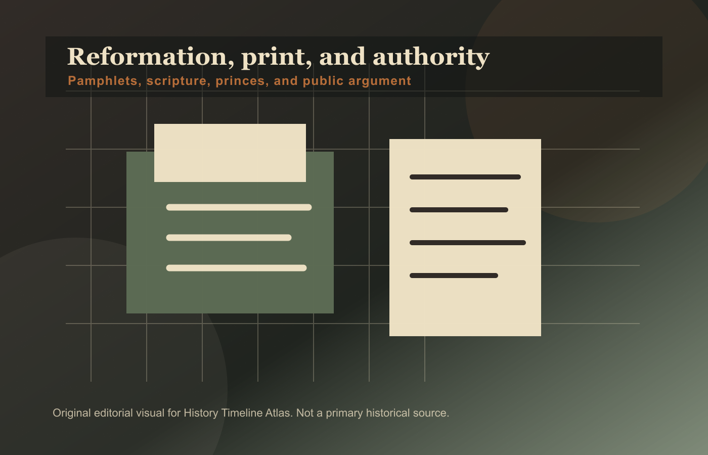 Reformation, print, and authority