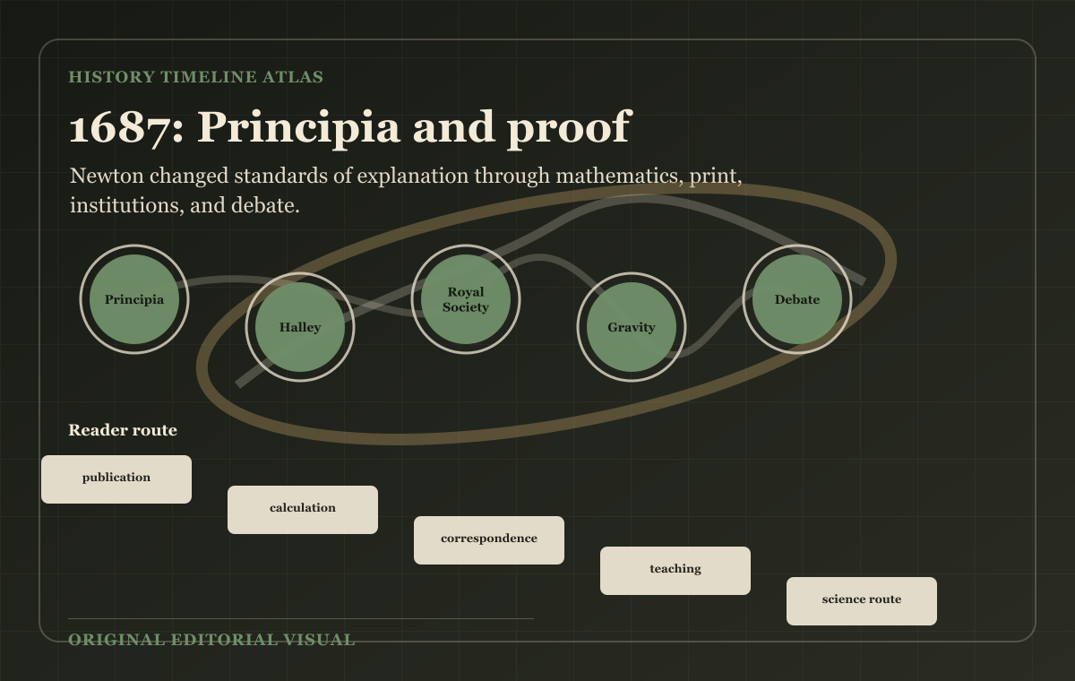 1687: Principia and proof